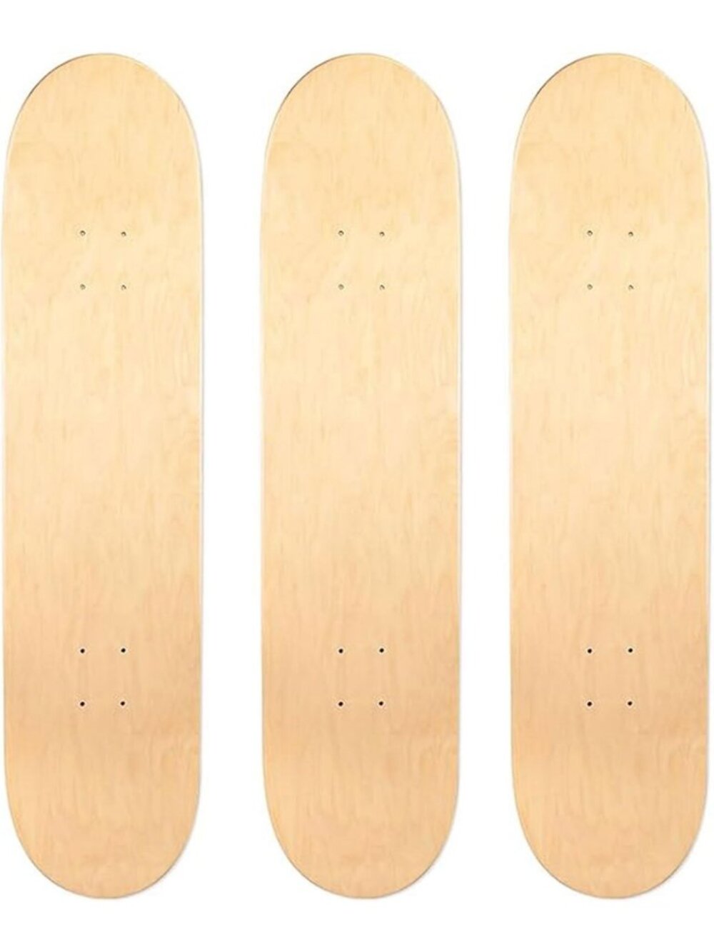 31x8 Inch 7-Layer Maple Skateboard Deck - Blank Double Tail for Custom Designs